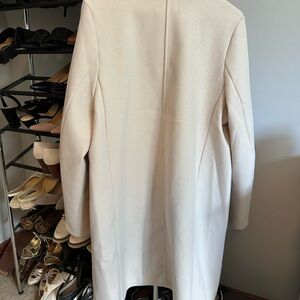 H&M Elegant Cream Overcoat